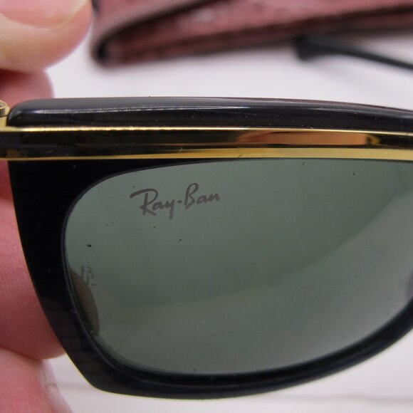 Ray-Ban sunglasses – Blue and gold frame - Picture 3 of 5